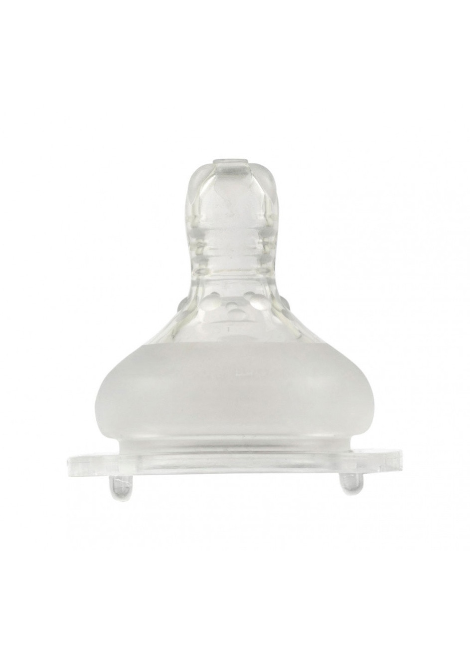 Соска силіконова антиколікова для пляшечок з широким горлом колір прозорий ЦБ-00193782 Baby Team (259422966)