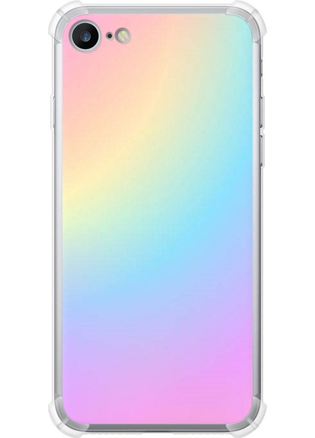 Силиконовый противоударный с усиленными углами чехол 'Радуга 2' для Endorphone Apple iPhone 8 (259141563)