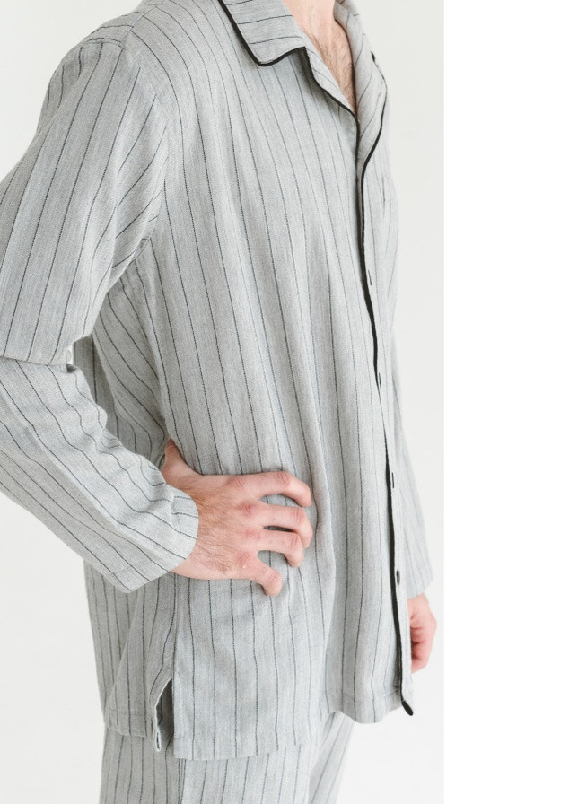 Пижама мужская Home - Charly серый L Lotus (259015540)