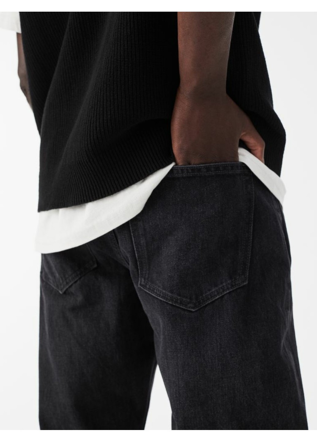 Чоловічі джинси (55587) W30 L32 Чорні H&M (259040247)