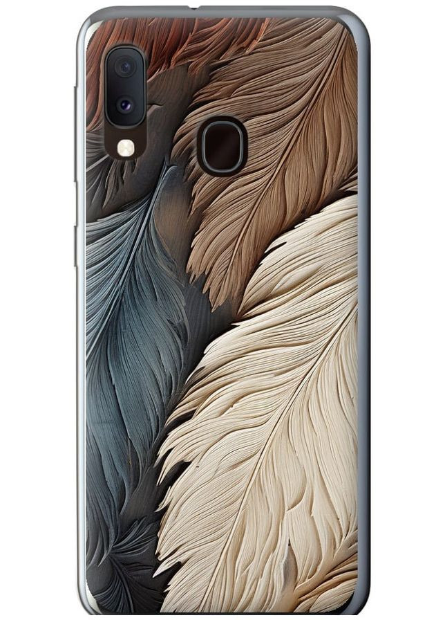 2D пластиковый чехол 'Листья в стиле бохо' для Endorphone Samsung Galaxy A20e A202F (265396128)