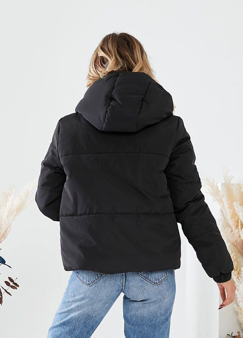 Черная зимняя куртка Garna
