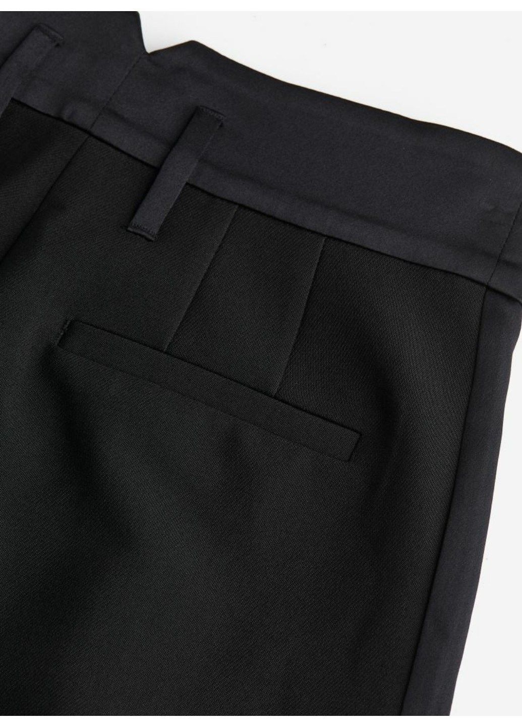 Жіночі брюки смокінг Н&М (56513) XS Чорні H&M (271662176)