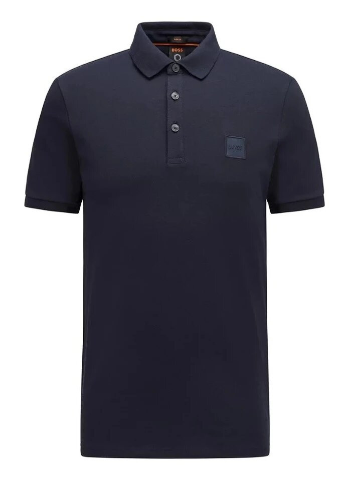 Поло чоловіче Hugo Boss boss cotton regular-fit polo shirt with logo patch (262093143)