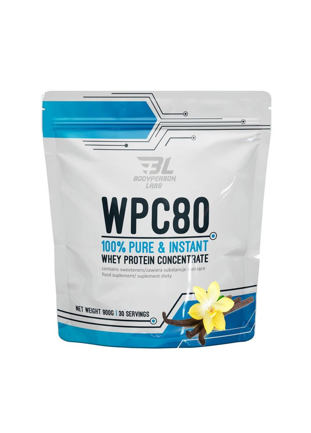 Сывороточный протеин WPC80 - 900г Bodyperson Labs (269713064)