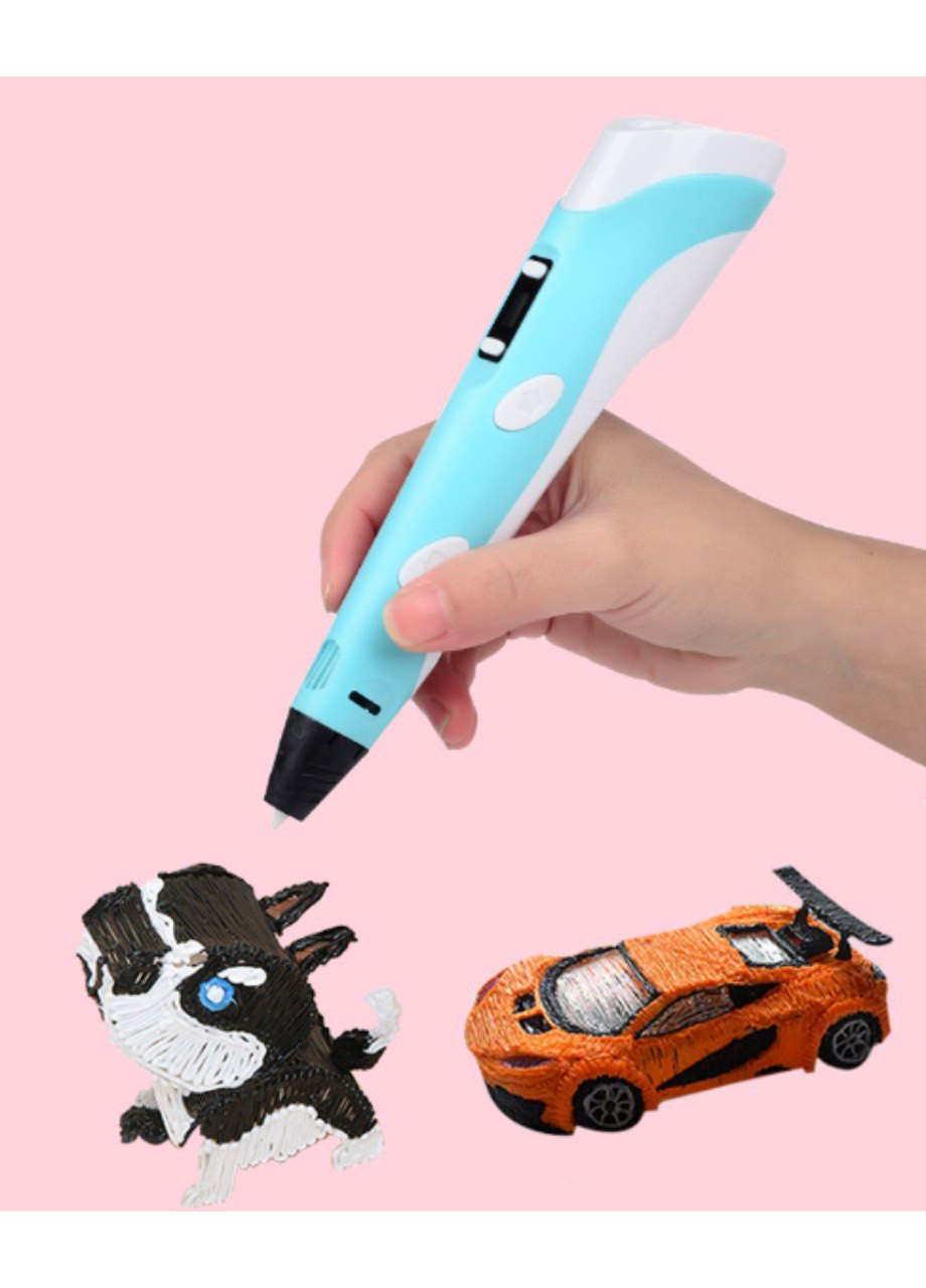 3D-ручка и 100 метров PLA пластика No Brand pen 2 (260632213)