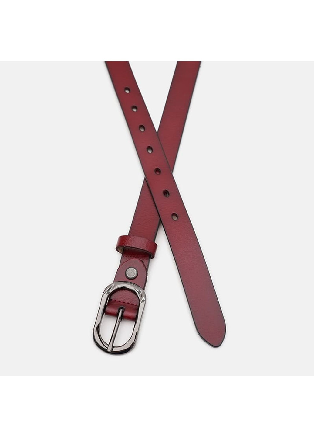 Женский кожаный ремень CV1ZK-052c-red Borsa Leather (266143896)