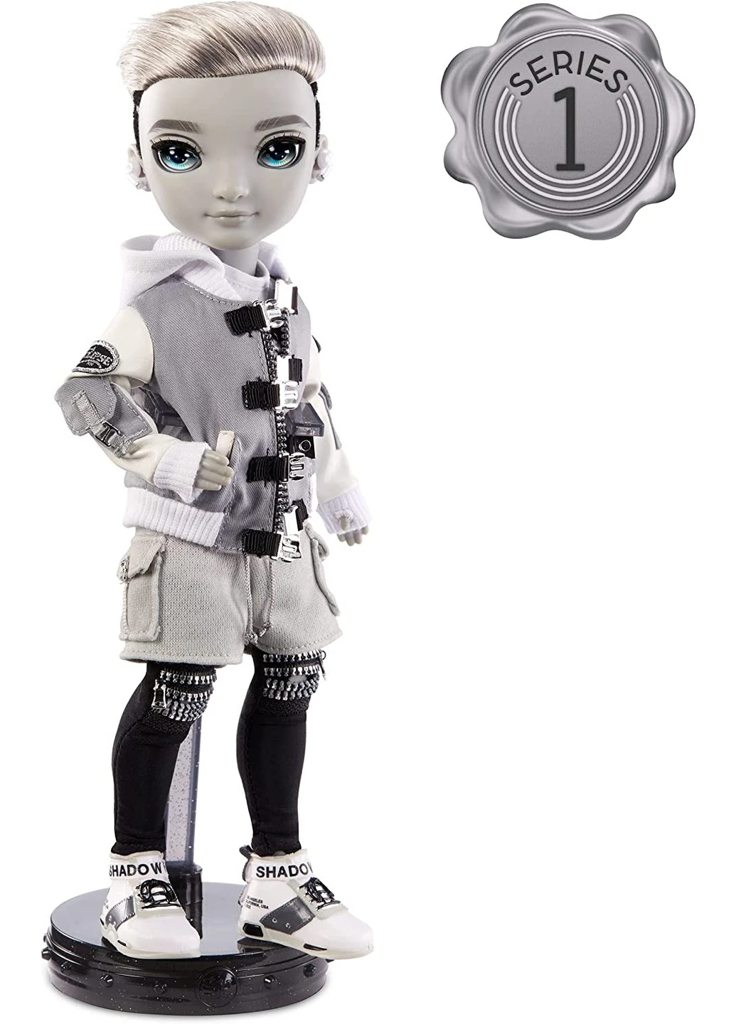 Ігровий набір з шарнірною лялькою Rainbow High Shadow S1 Ash Silverstone Еш Сільверстоун (583578) MGA Entertainment (259111746)