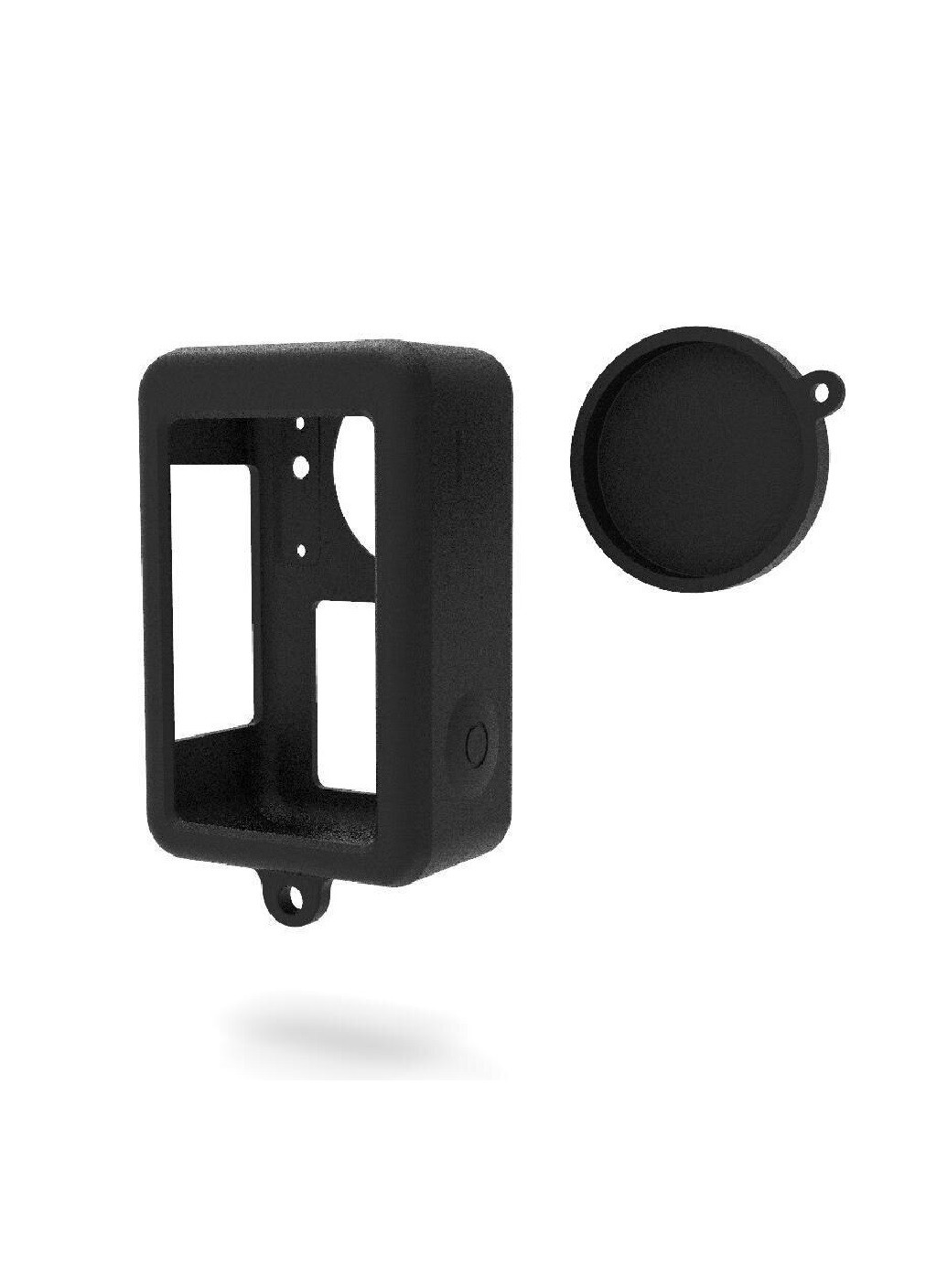 Защитный силиконовый чехол защита от пыли загрязнения царапин ударов для экшн камеры для DJI Action 3 (474922-Prob) Черный Unbranded (260377283)