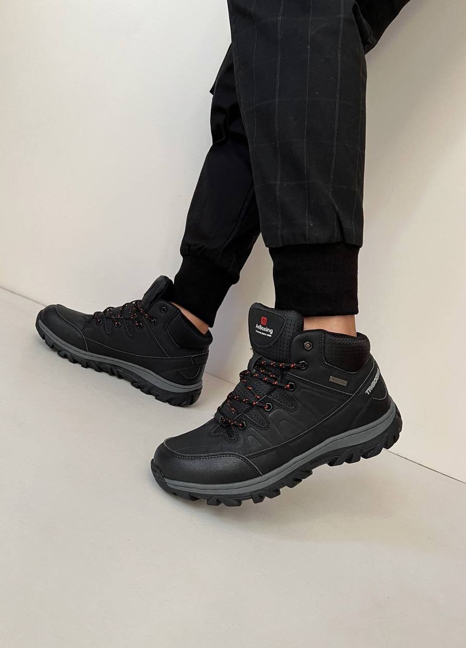 Черные спортивные, повседневные осенние ботинки мужские зимние Stilli