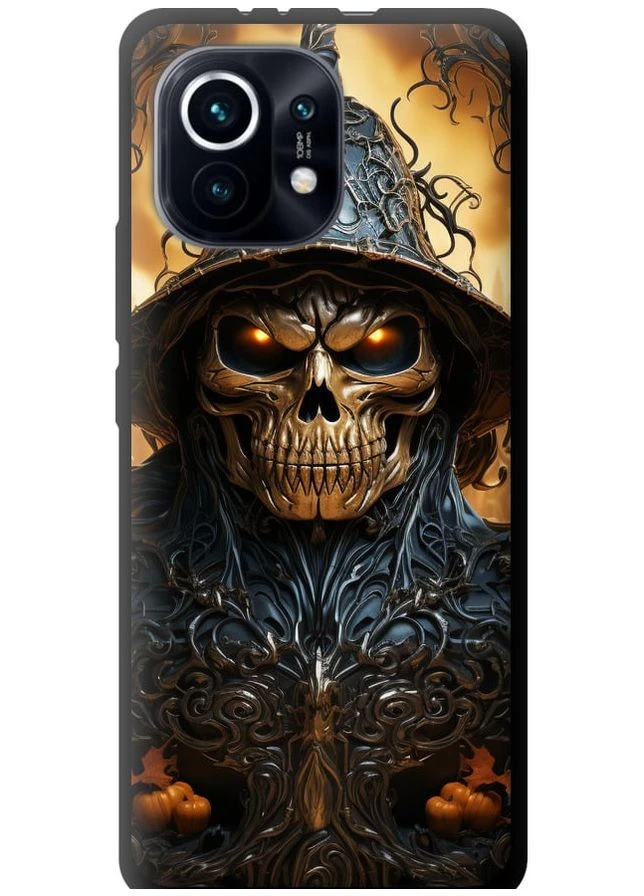 TPU чорний чохол 'Череп 2' для Endorphone Xiaomi Mi 11 (266812316)