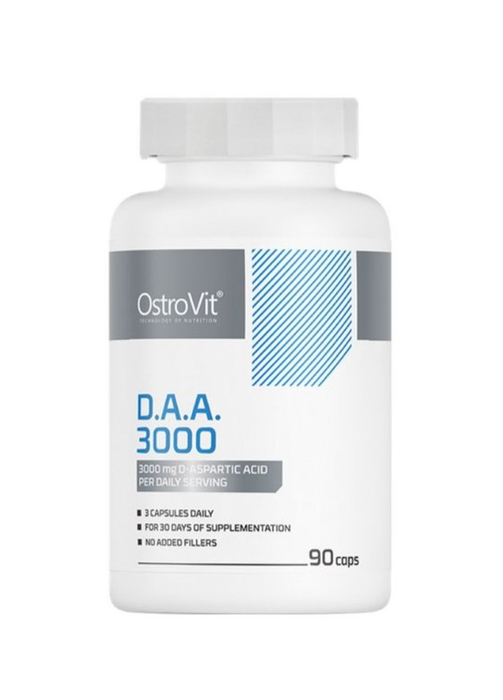 D-аспарагінова кислота DAA 3000 90 caps Ostrovit (260767534)