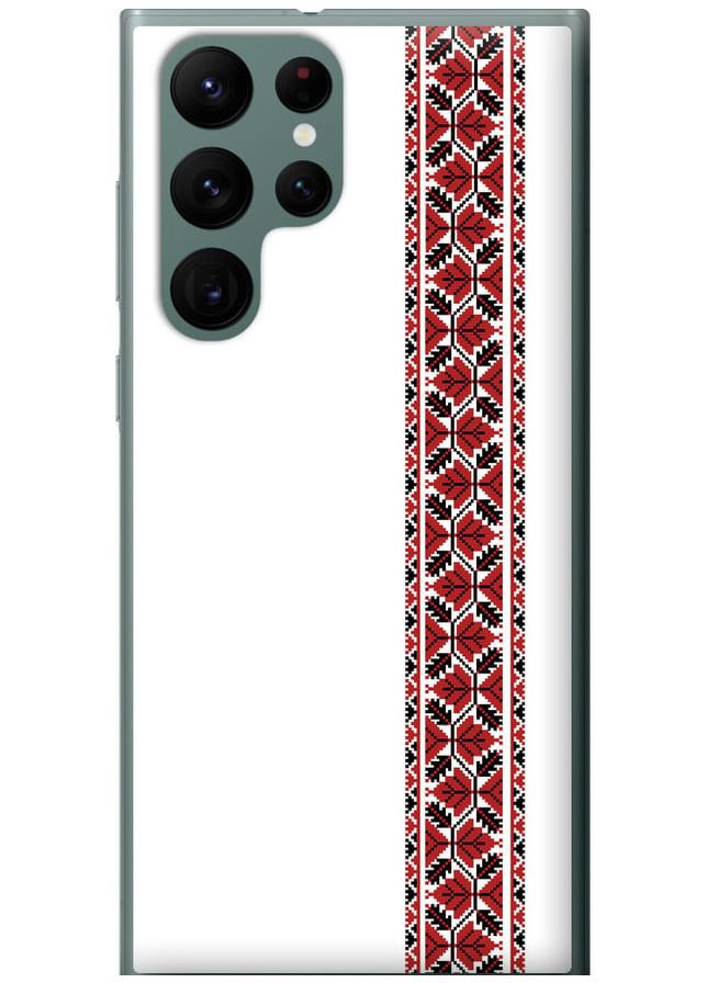 Силиконовый чехол 'Вышиванка 2' для Endorphone Samsung Galaxy S22 Ultra (269360156)