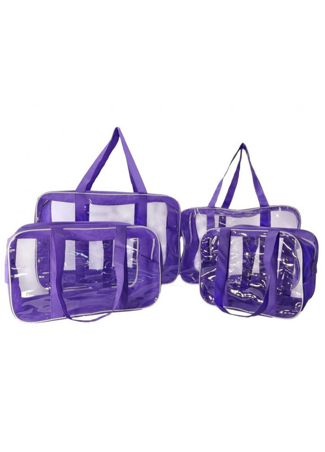 Набор из 4 сумок в роддом S+M+XL+XXL фиолетовый EcoNova (268987510)