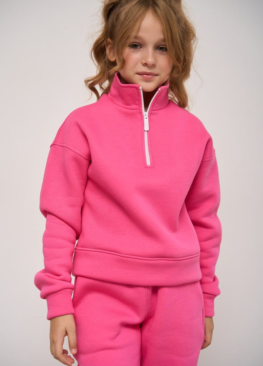 Теплий спортивний костюм для дівчинки колір барбі р.110 444382 New Trend (266901868)