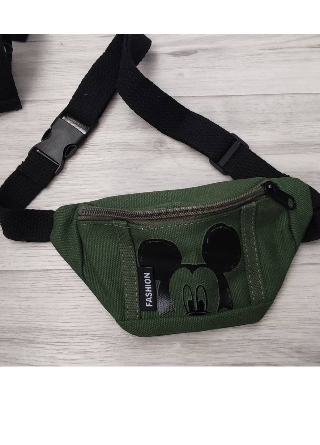 Маленька дитяча бананка в стилі Міккі Маус Хакі (336) No Brand (259830079)