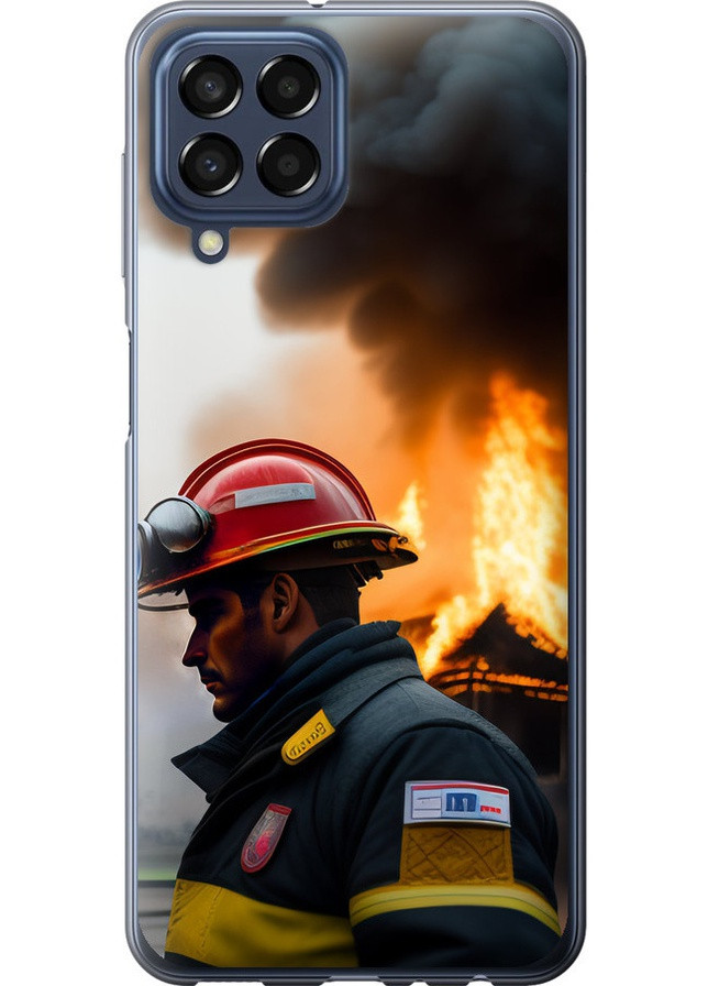 Силиконовый чехол 'Пожарник' для Endorphone Samsung Galaxy M33 M336B (258214850)