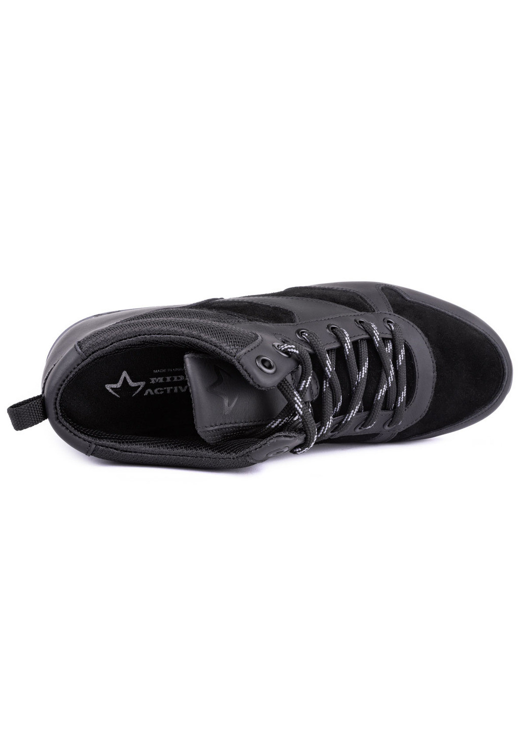 Черные осенние ботинки мужские бренда 9100317_(249) Mida