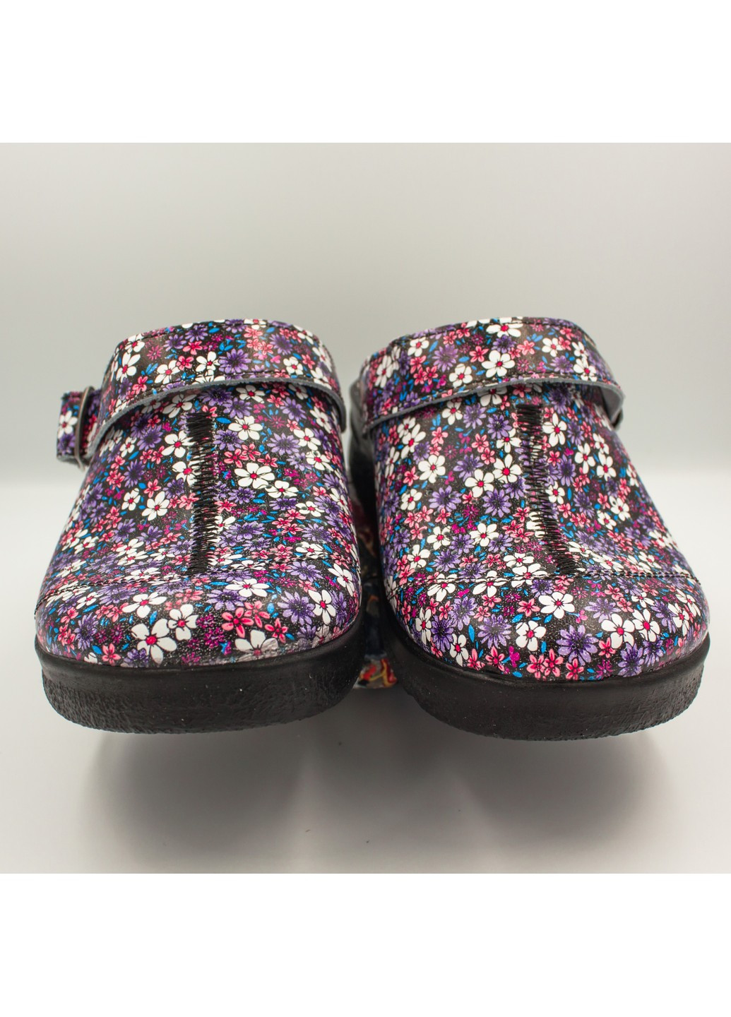 Цветные тапочки сабо женские 812sr Adaco