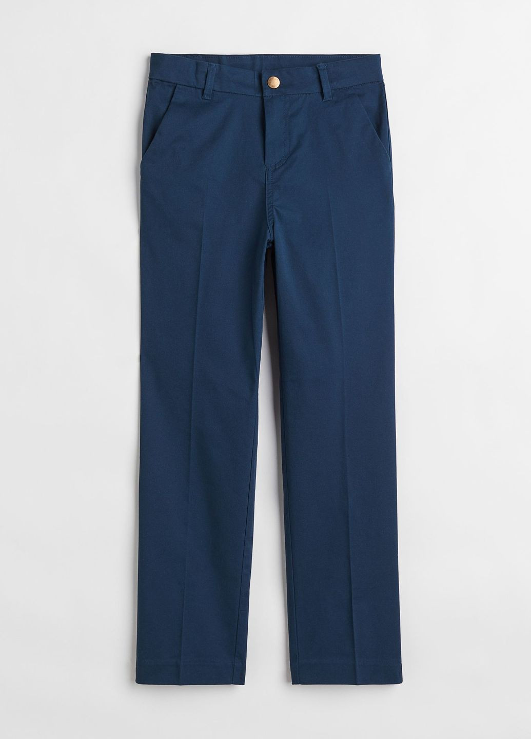 Темно-синие повседневный демисезонные брюки H&M