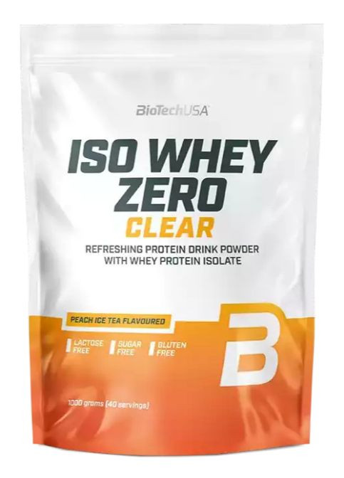 Iso Whey Zero Clear 1000 g /40 servings/ Peach Tea Biotechusa (270831685)