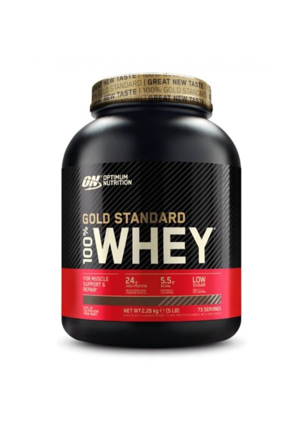 Сироватковий Протеїн Gold Standard 100% Whey - 2250г Без смаків Optimum Nutrition (269712741)