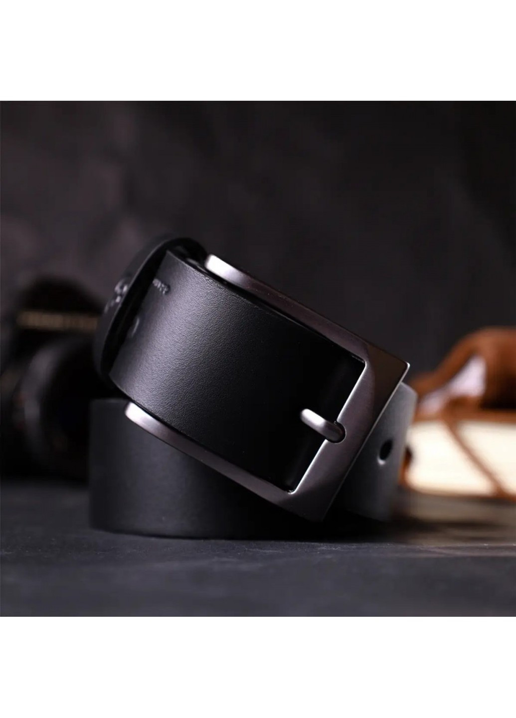 Мужской кожаный ремень 11690 Grande Pelle (269089136)