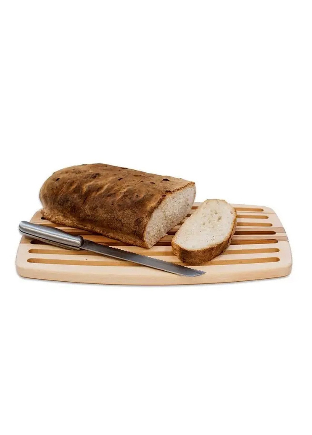 Дошка кухонна прямокутна для нарізання хліба (25 х 40 см) Wood&Steel (259055832)