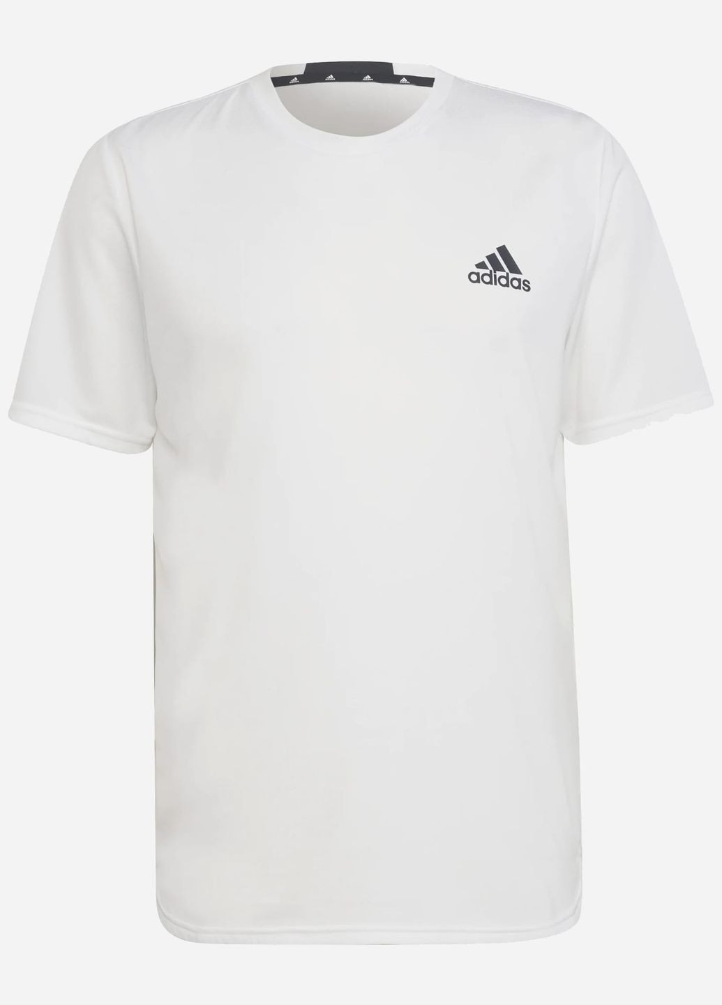 Белая футболка для бега adidas D4M TEE TRAINING