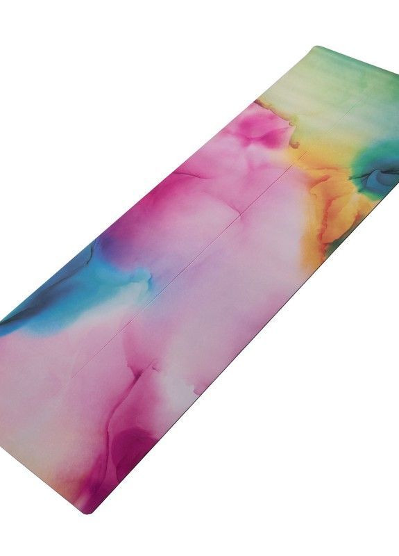 Каучуковый коврик для йоги omboy двухслойный - Разноцветный No Brand (263360903)