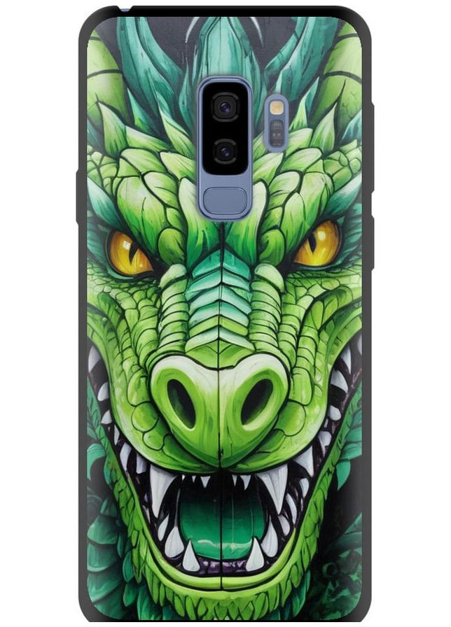 TPU чорний чохол 'Зелений дракон' для Endorphone Samsung Galaxy S9 Plus (275467824)