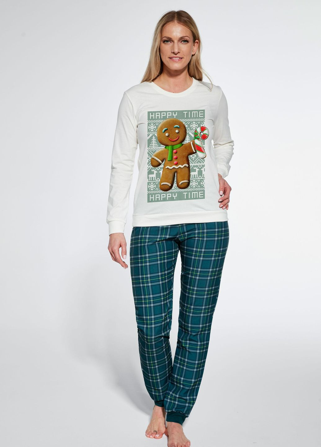 Комбинированная женская пижама 347 cookie 671-23 футболка + брюки Cornette