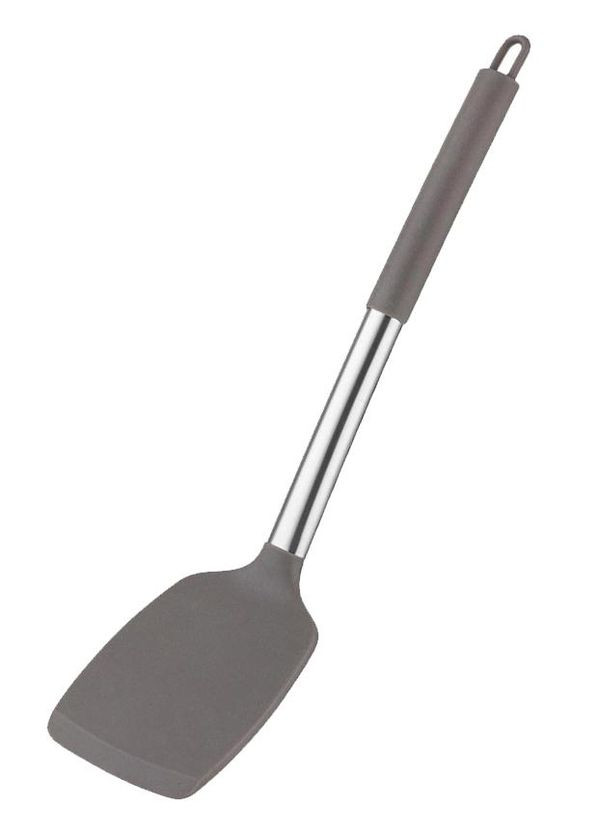 Лопатка кухонна універсальна 35х8 см Lava нержавіюча сталь/силікон арт. 4Ł0082 Florina (260648801)