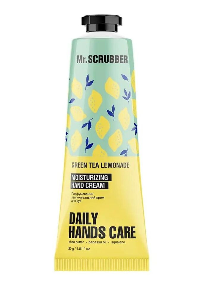 Парфумований зволожуючий крем для рук Green Tea Lemonade, 30 г Mr. Scrubber (271125715)