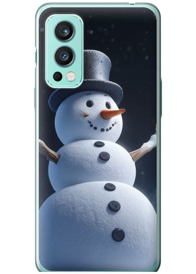 Силіконовий чохол 'Сніговик' для Endorphone OnePlus Nord 2 (275648569)