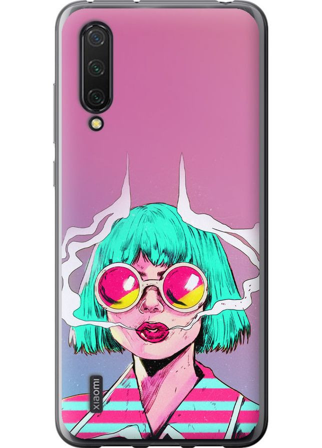 Силиконовый чехол 'Поп арт девушка' для Endorphone Xiaomi Mi 9 Lite (276194500)