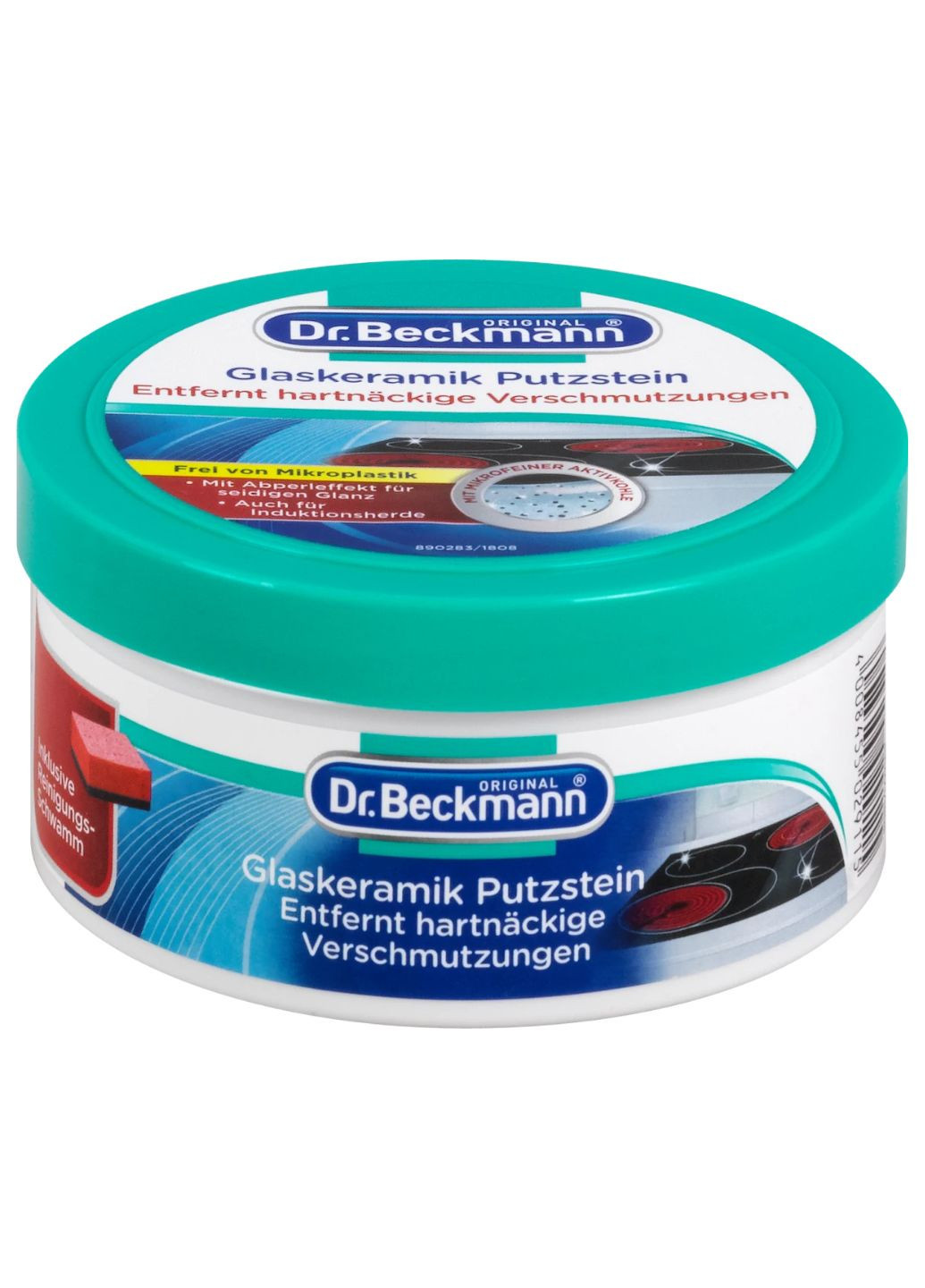 Паста для чищення склокераміки та індукційних плит з губкою Glaskermik Putzstein 250 г Dr. Beckmann (259454385)
