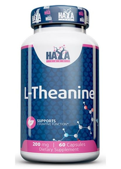 L-теанін L-Theanine 200mg 60 caps Haya Labs (260062096)