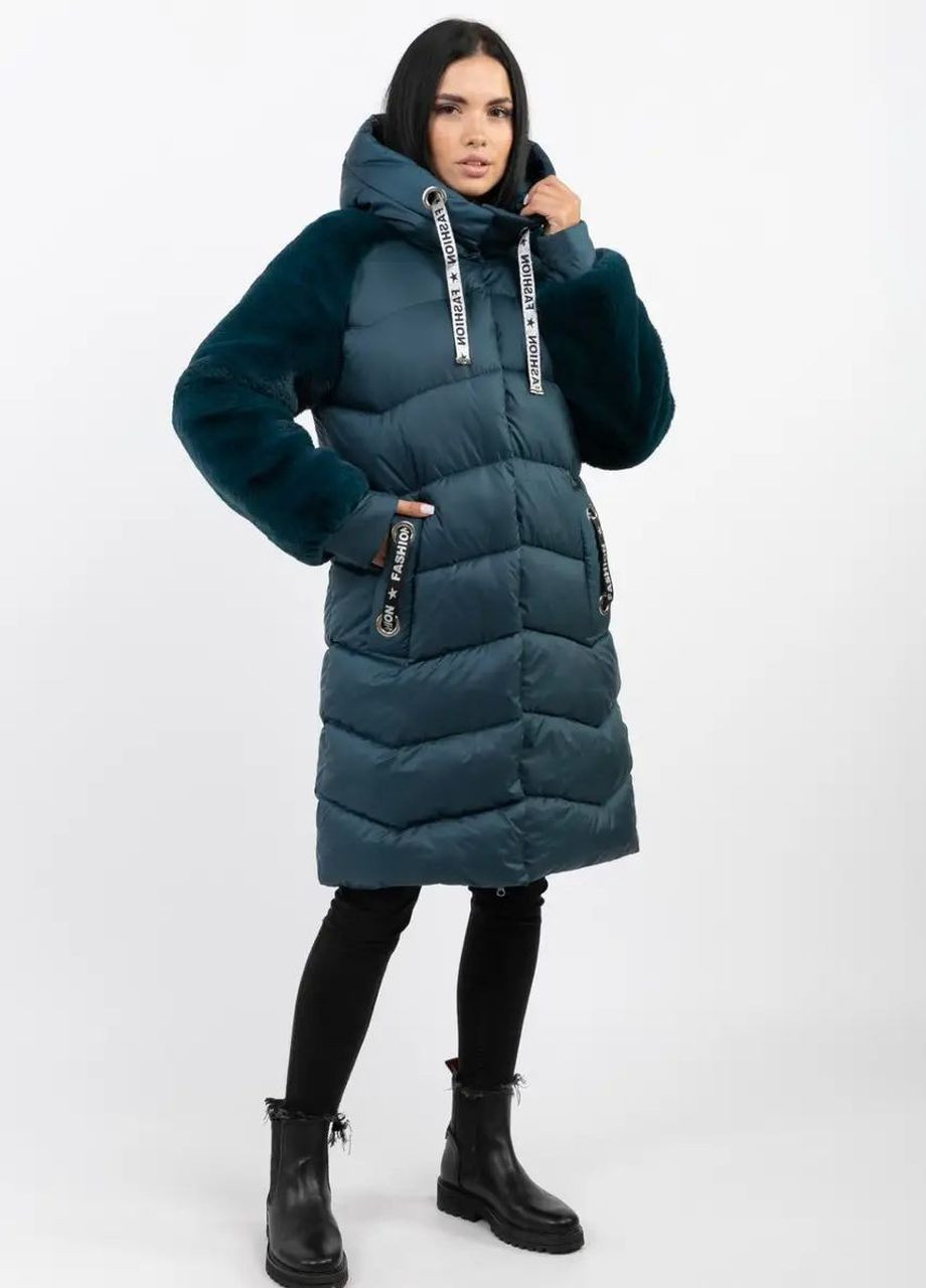 Морської хвилі зимня куртка зимова жіноча SK