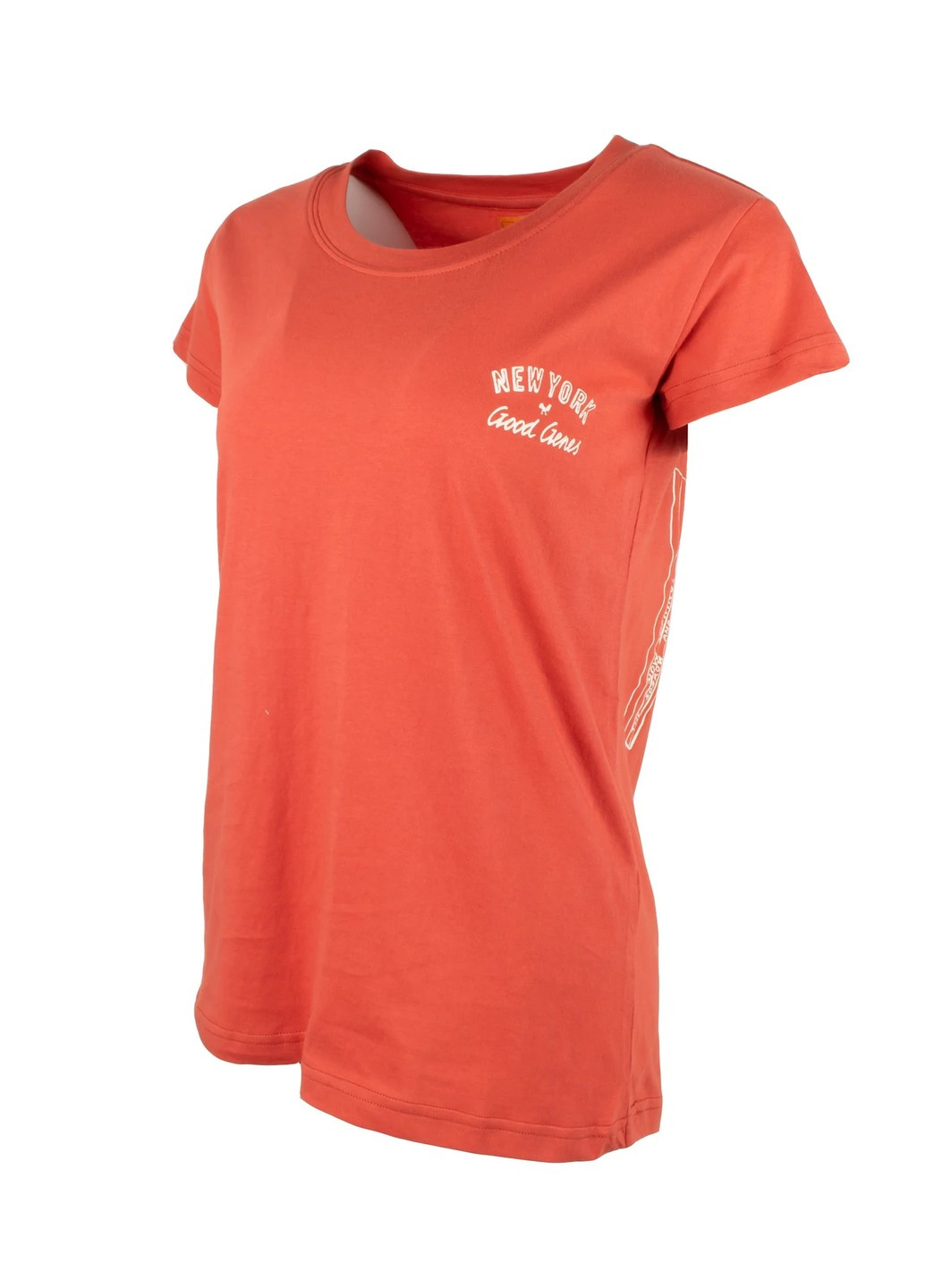 Оранжевая летняя футболка женская Good Genes
