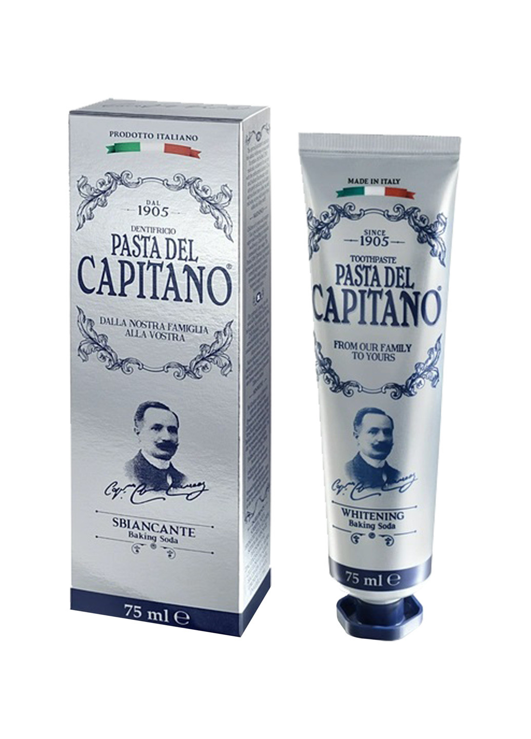 Зубна паста 1905 Baking Soda 75 мл Pasta del Capitano (257822256)