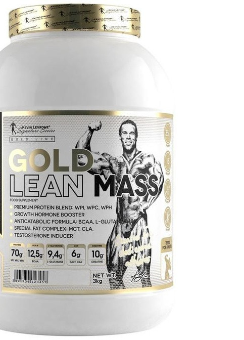 Gold Lean Mass 3000 g /100 servings/ Strawberry Kevin Levrone (256777169)
