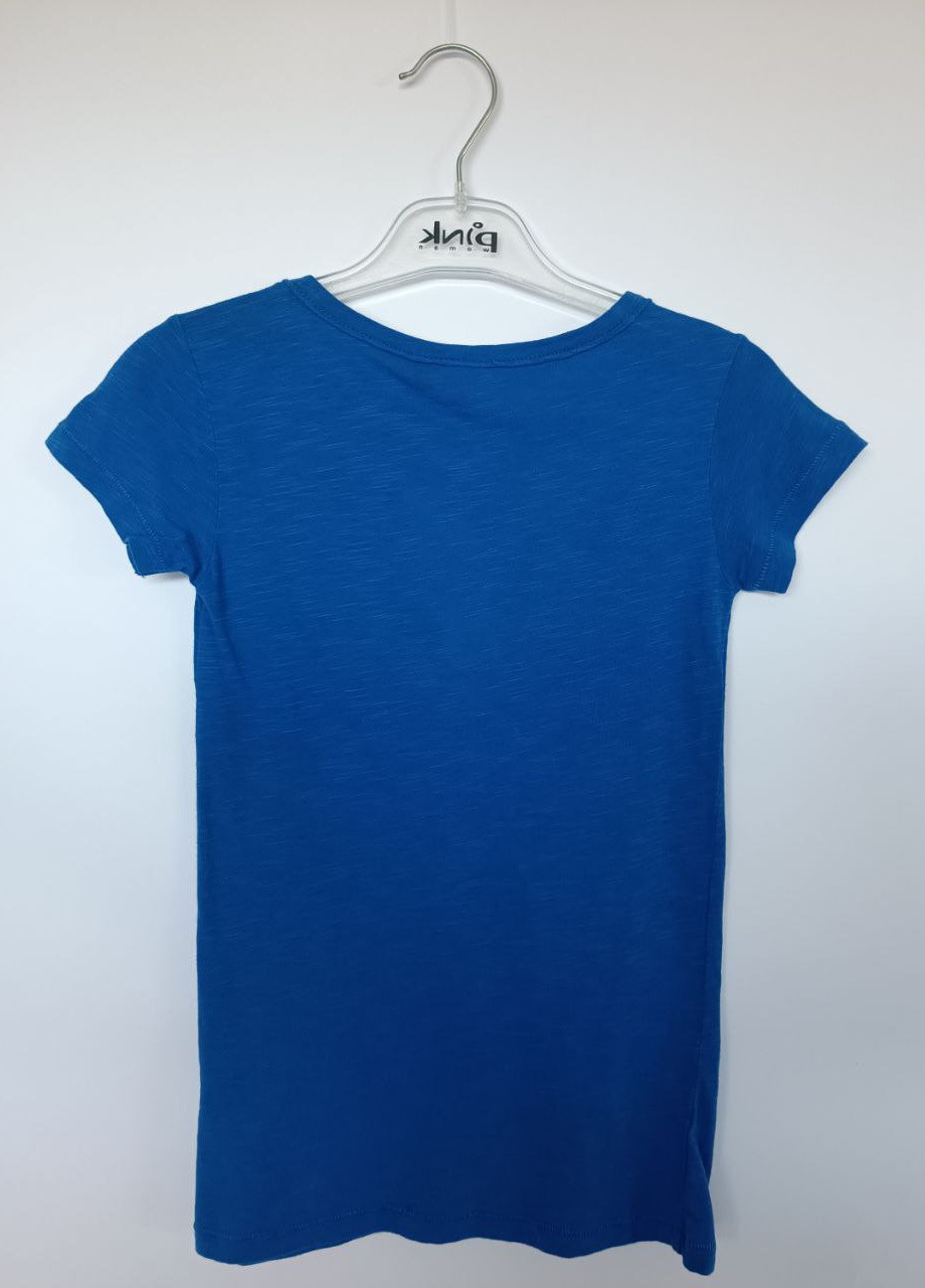 Синяя футболка с коротким рукавом Sundek