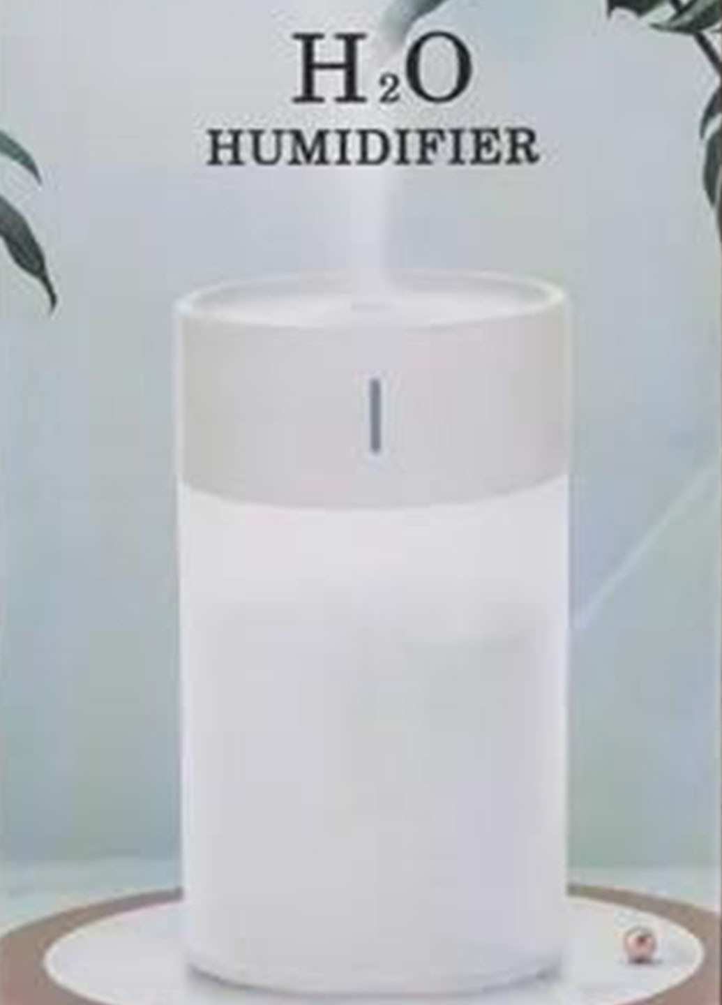 Ультразвуковий зволожувач повітря h2o з різнокольоровим підсвічуванням Humidifier (270846258)