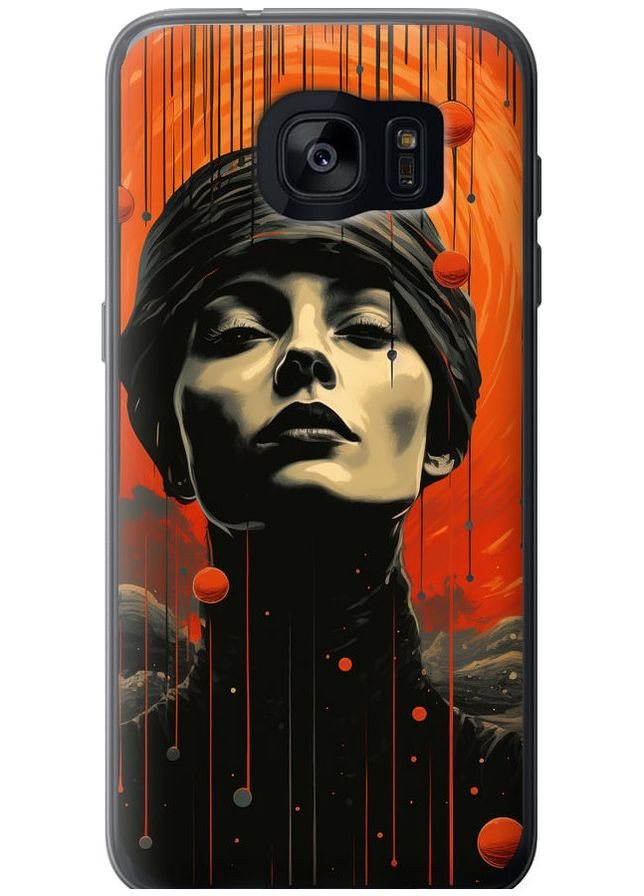 Силиконовый чехол 'Абстрактный портрет v2' для Endorphone Samsung Galaxy S7 Edge G935F (266052373)