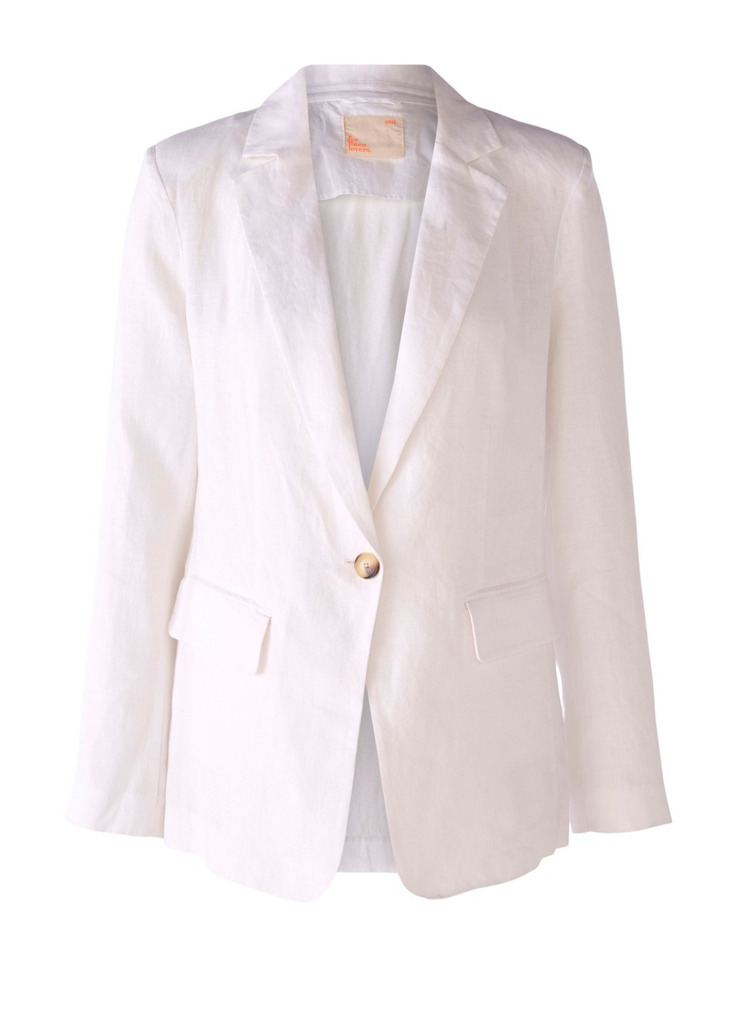 Белый женский женский пиджак белый Oui - всесезон