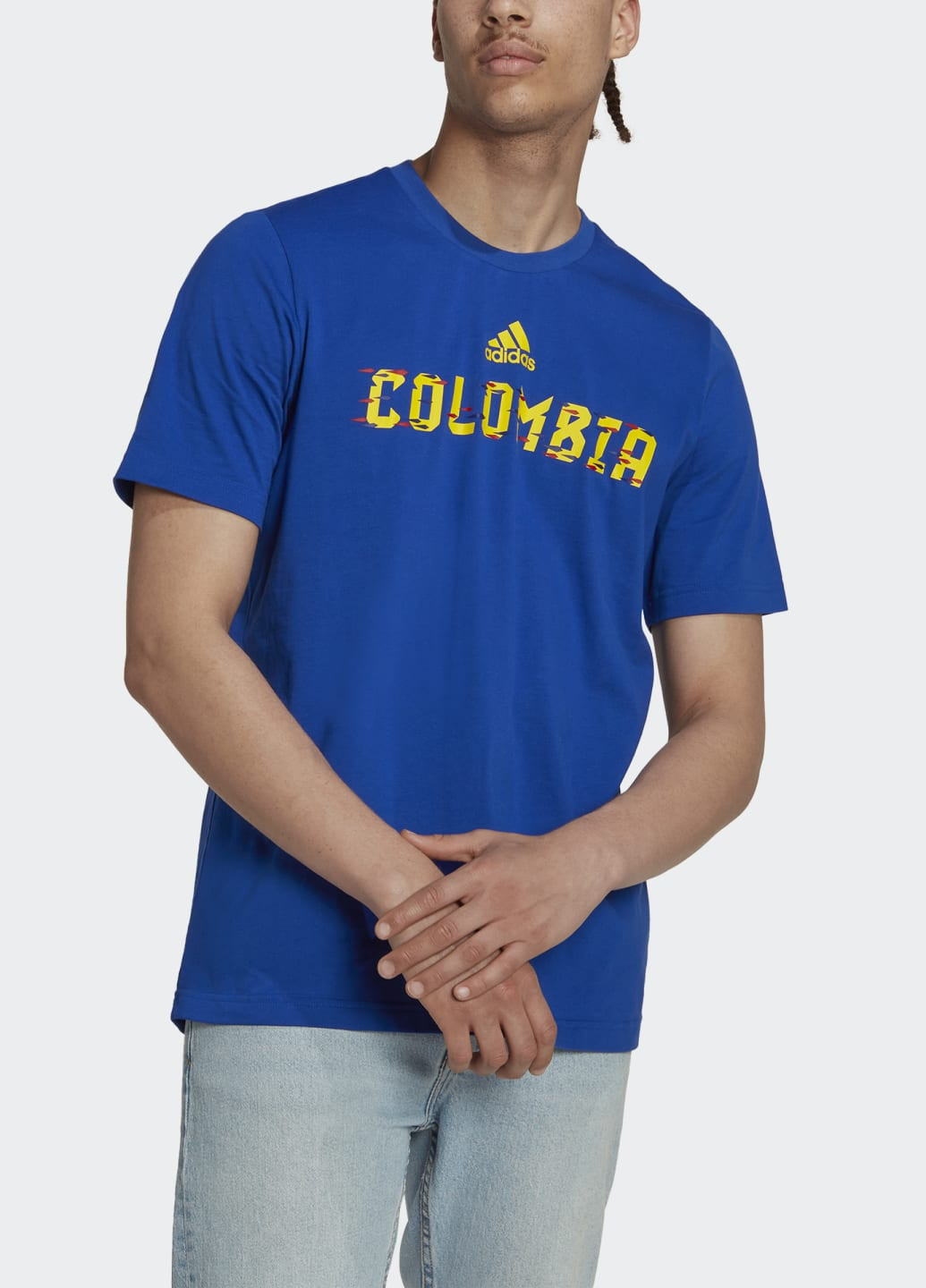 Синя футболка fifa world cup 2022™ colombia adidas