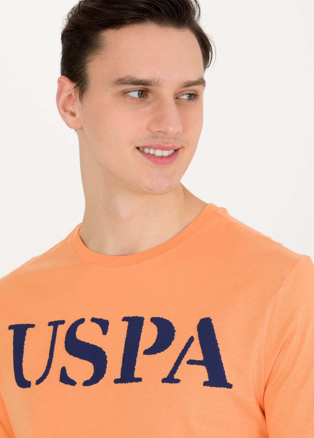 Оранжевая футболка U.S. Polo Assn.