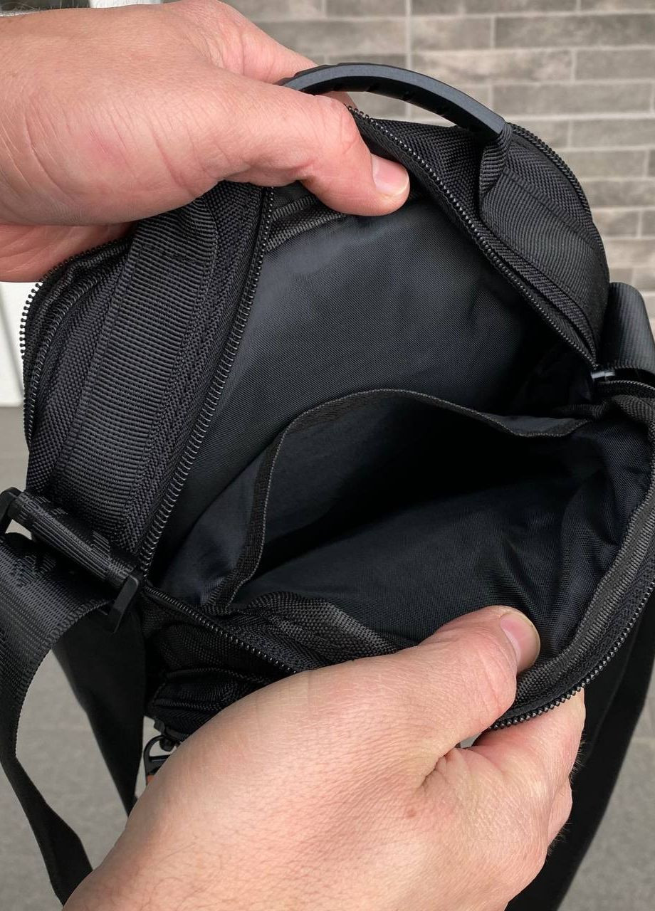 Черная мужская сумка барсетка месенджер через плечо Coft Kaisa Jingpin (275864227)