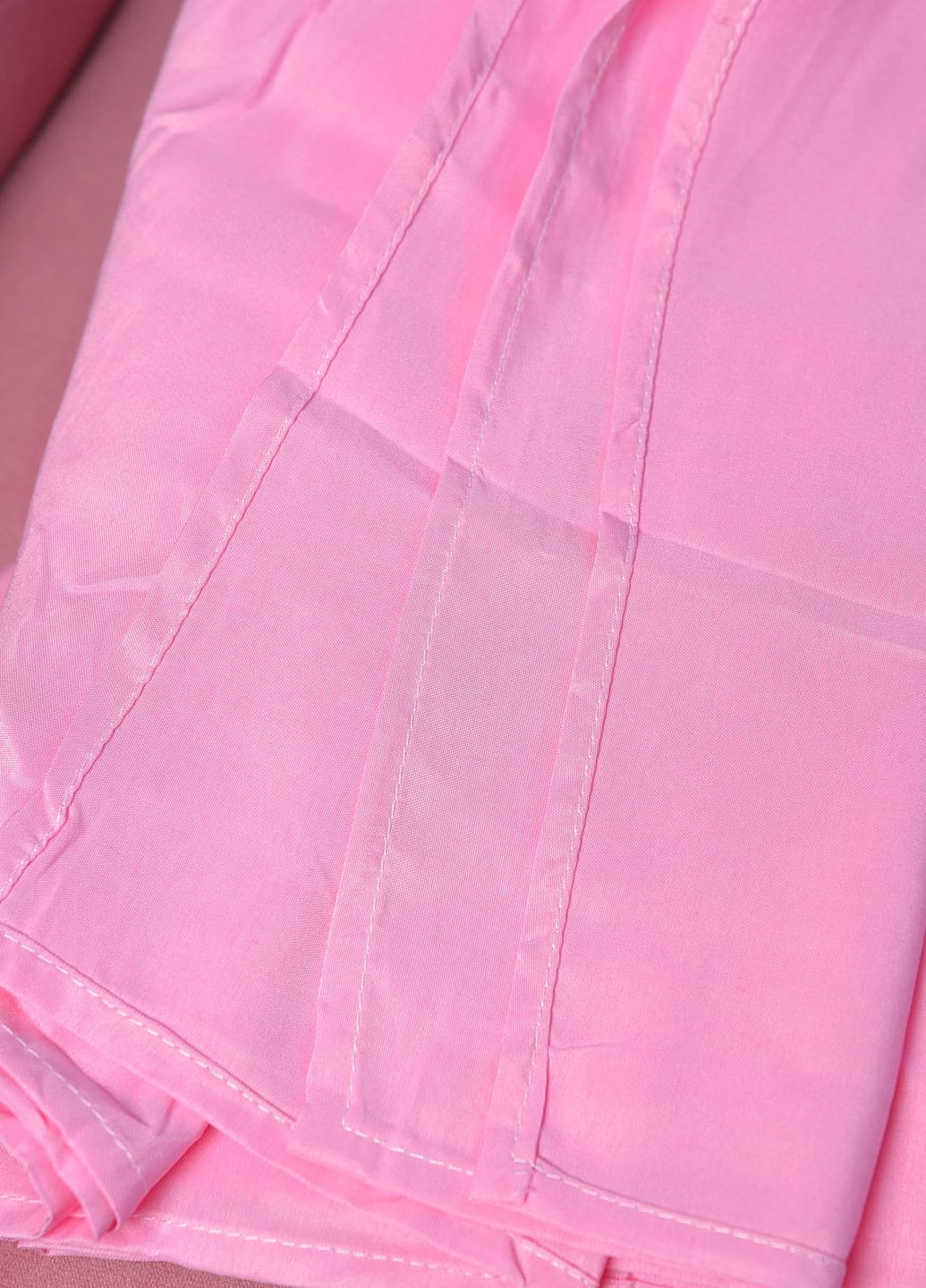 Комплект постельного белья розового цвета евро Let's Shop (267895218)